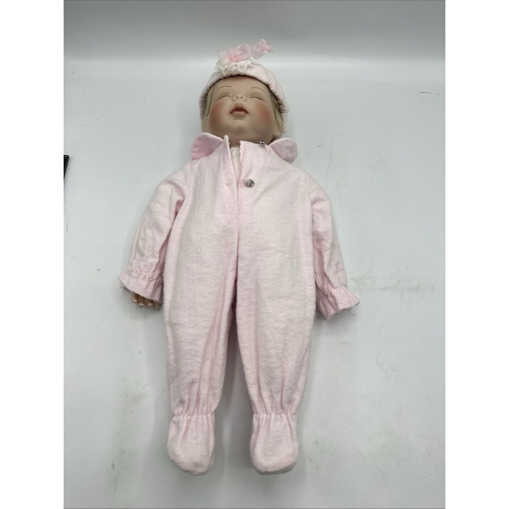 The Ashton-Drake Galleries Sleeping Baby Porcelain Baby Doll